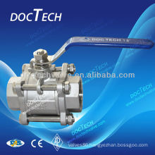 3 Piece Stainless Steel Ball Valve DN50